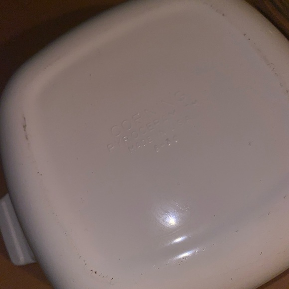 Rare vintage Corning ware 1958/59 1 quart casserole dish. Pyroceram TM. B-30 - Picture 9 of 11